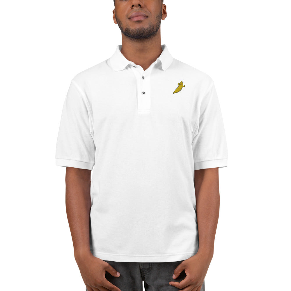 The Genuine Dumb Banana Men's Embroidered Polo Shirt - This is the "banana" of all polo shirts!!!