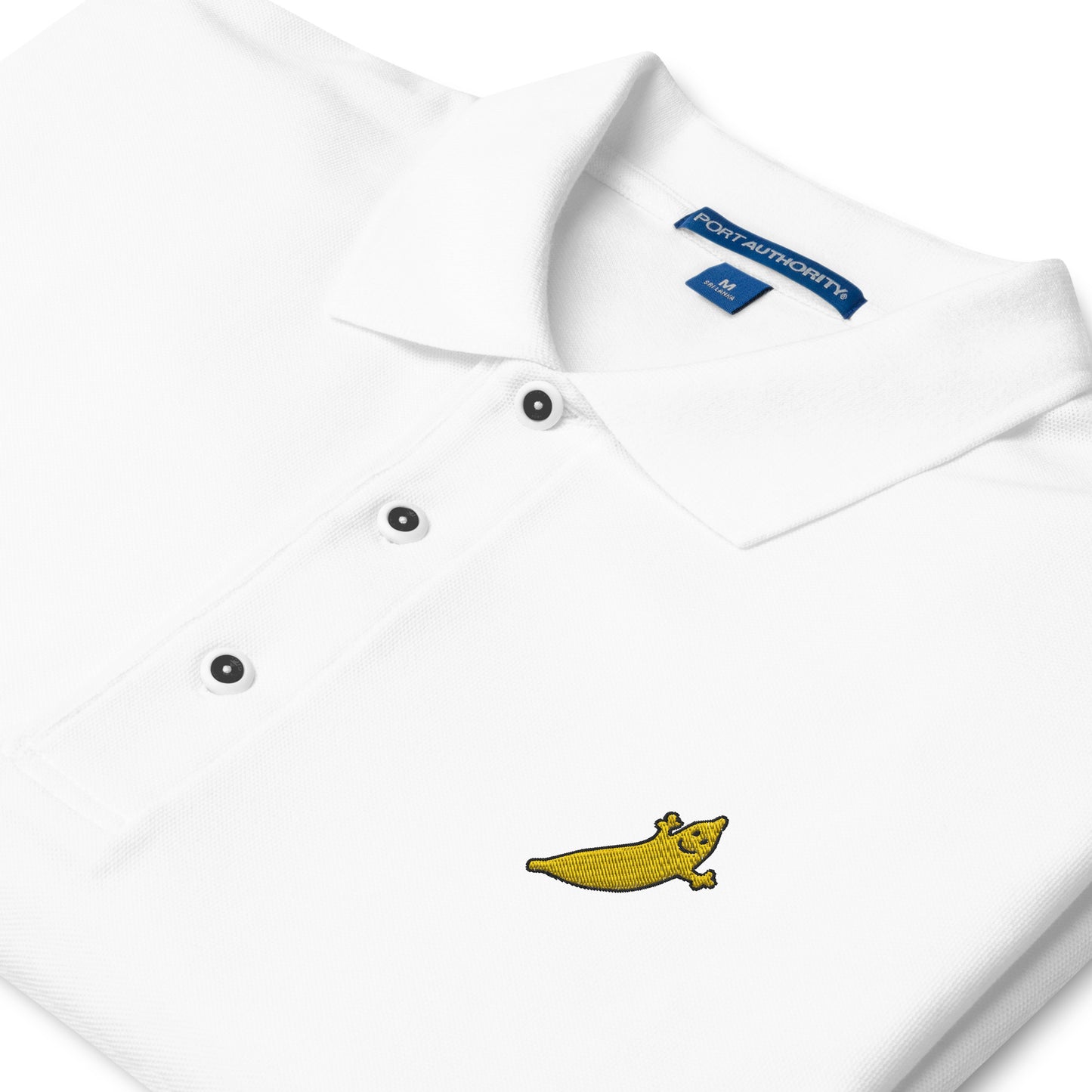 The Genuine Dumb Banana Men's Embroidered Polo Shirt - This is the "banana" of all polo shirts!!!