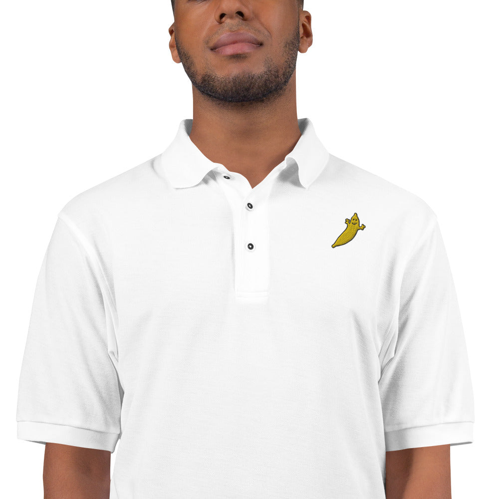 The Genuine Dumb Banana Men's Embroidered Polo Shirt - This is the "banana" of all polo shirts!!!