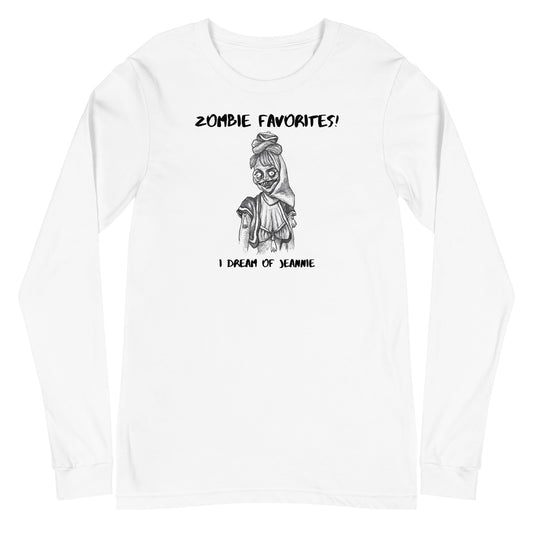 "I Dream of Jeannie" - Halloween Zombie Favorites Unisex Long Sleeve Crew Neck T-Shirt for Men & Women