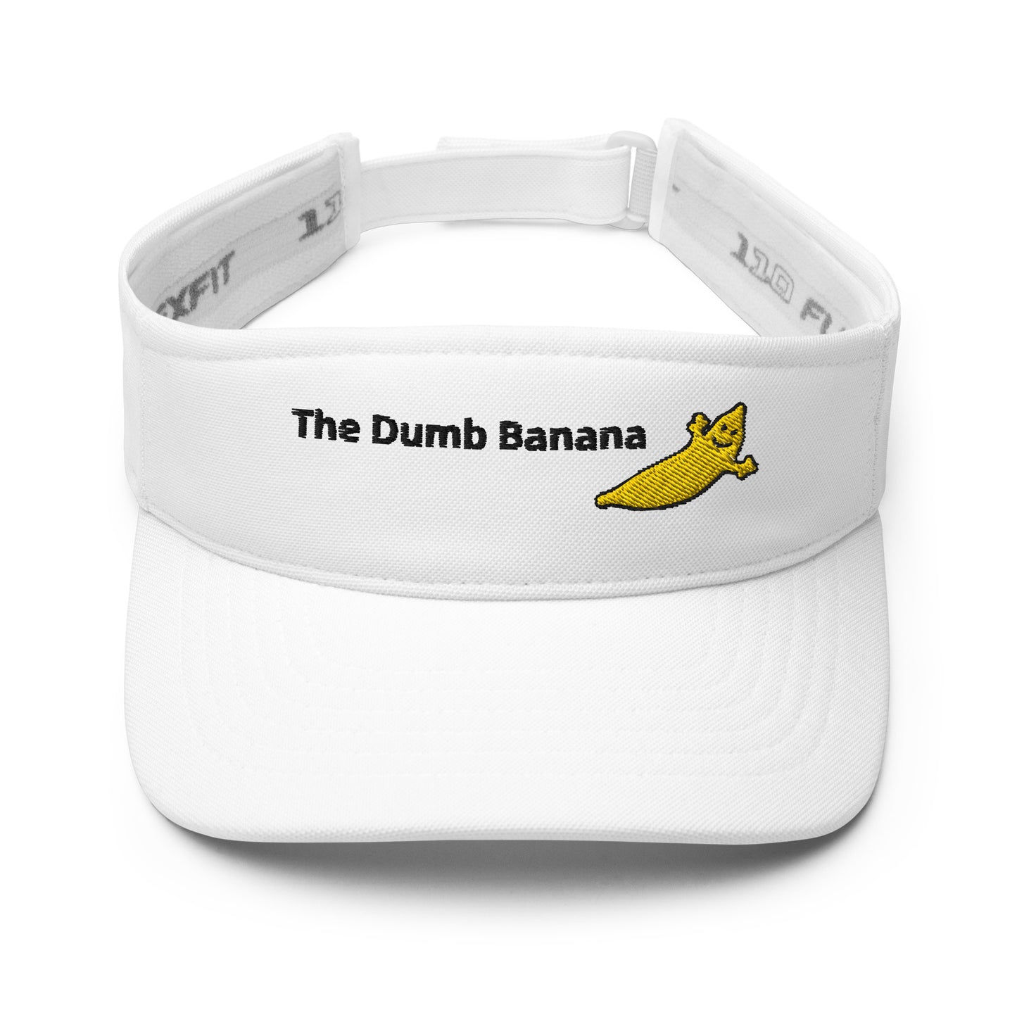 THE DUMB BANANA Embroidery Visor Hat - The best visor ever with a banana on it!!!