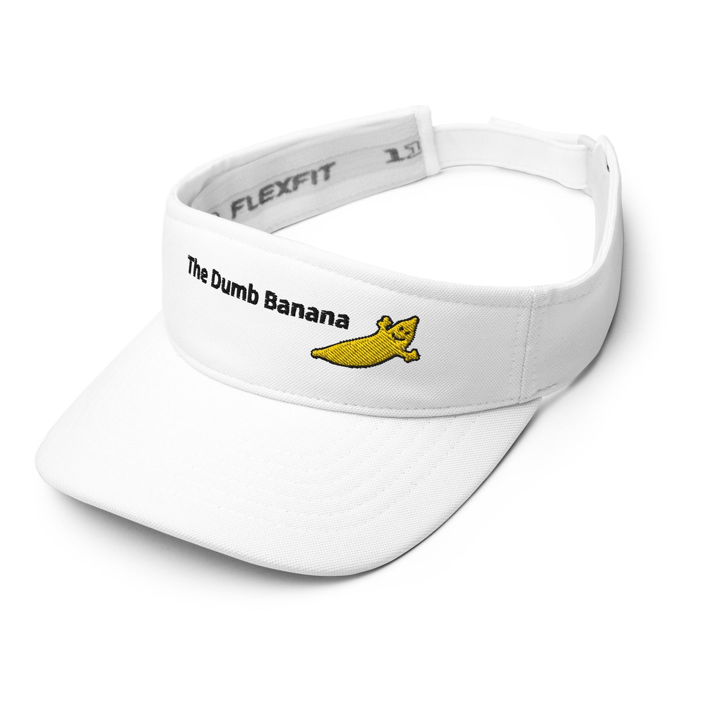 THE DUMB BANANA Embroidery Visor Hat - The best visor ever with a banana on it!!!