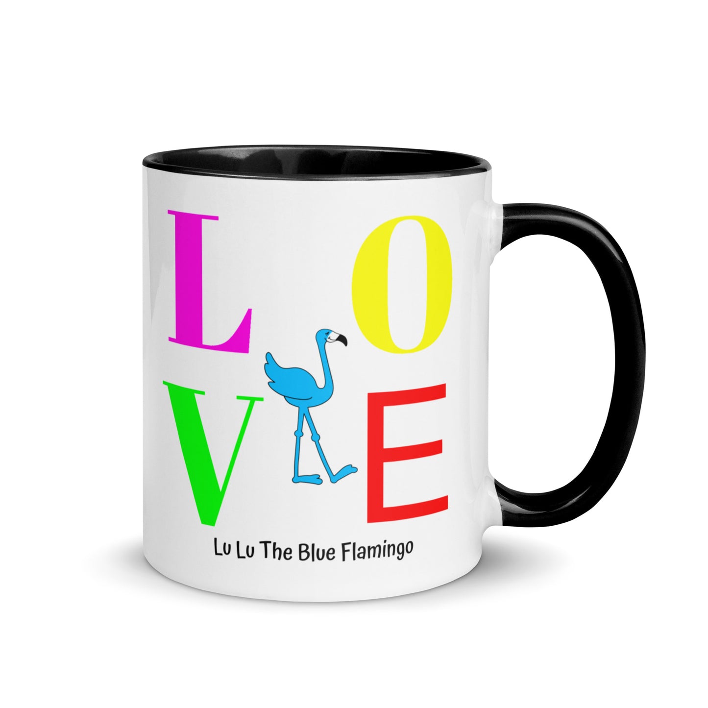 Lu Lu's "LOVE" Coffee Mug in six glorious colors - Peace and Love to you!!!