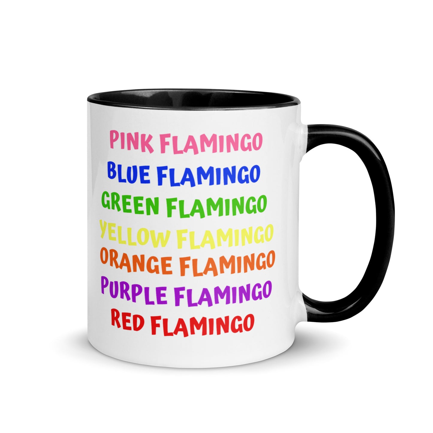 Lu Lu's "FLAMINGOS COME IN ALL COLORS!!!" - The Coffee Mug that Celebrates Uniqueness & Diversity!!!