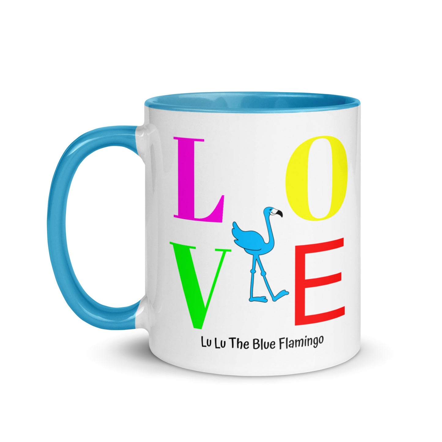 Lu Lu's "LOVE" Coffee Mug in six glorious colors - Peace and Love to you!!!