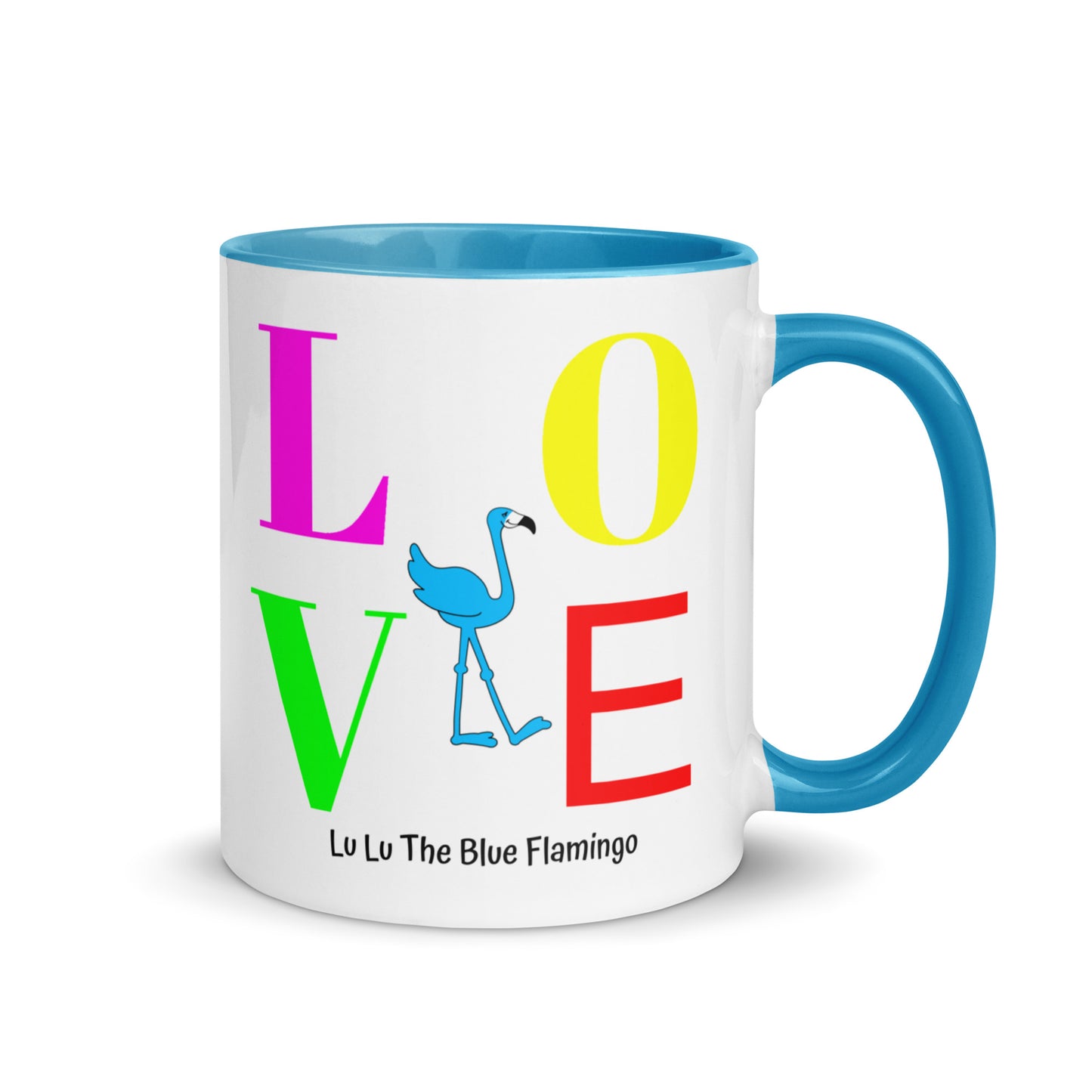 Lu Lu's "LOVE" Coffee Mug in six glorious colors - Peace and Love to you!!!