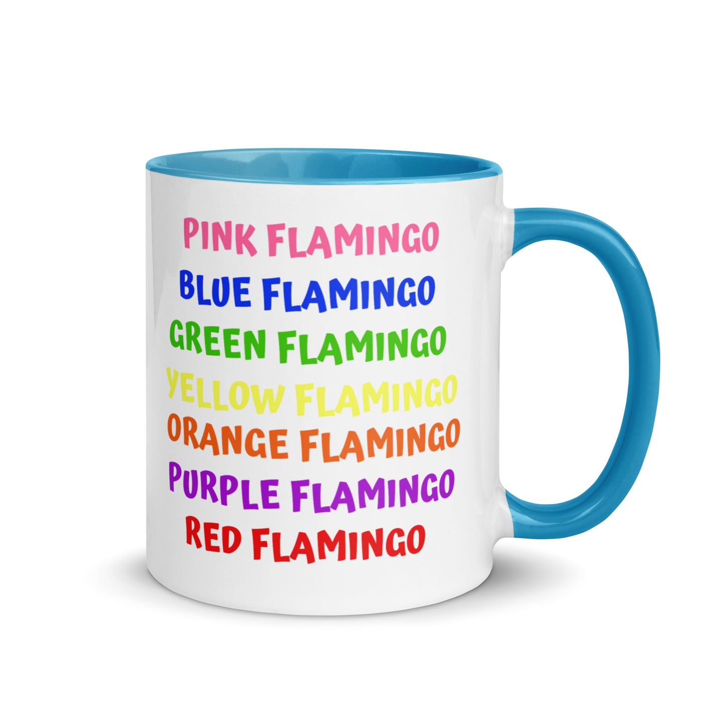 Lu Lu's "FLAMINGOS COME IN ALL COLORS!!!" - The Coffee Mug that Celebrates Uniqueness & Diversity!!!