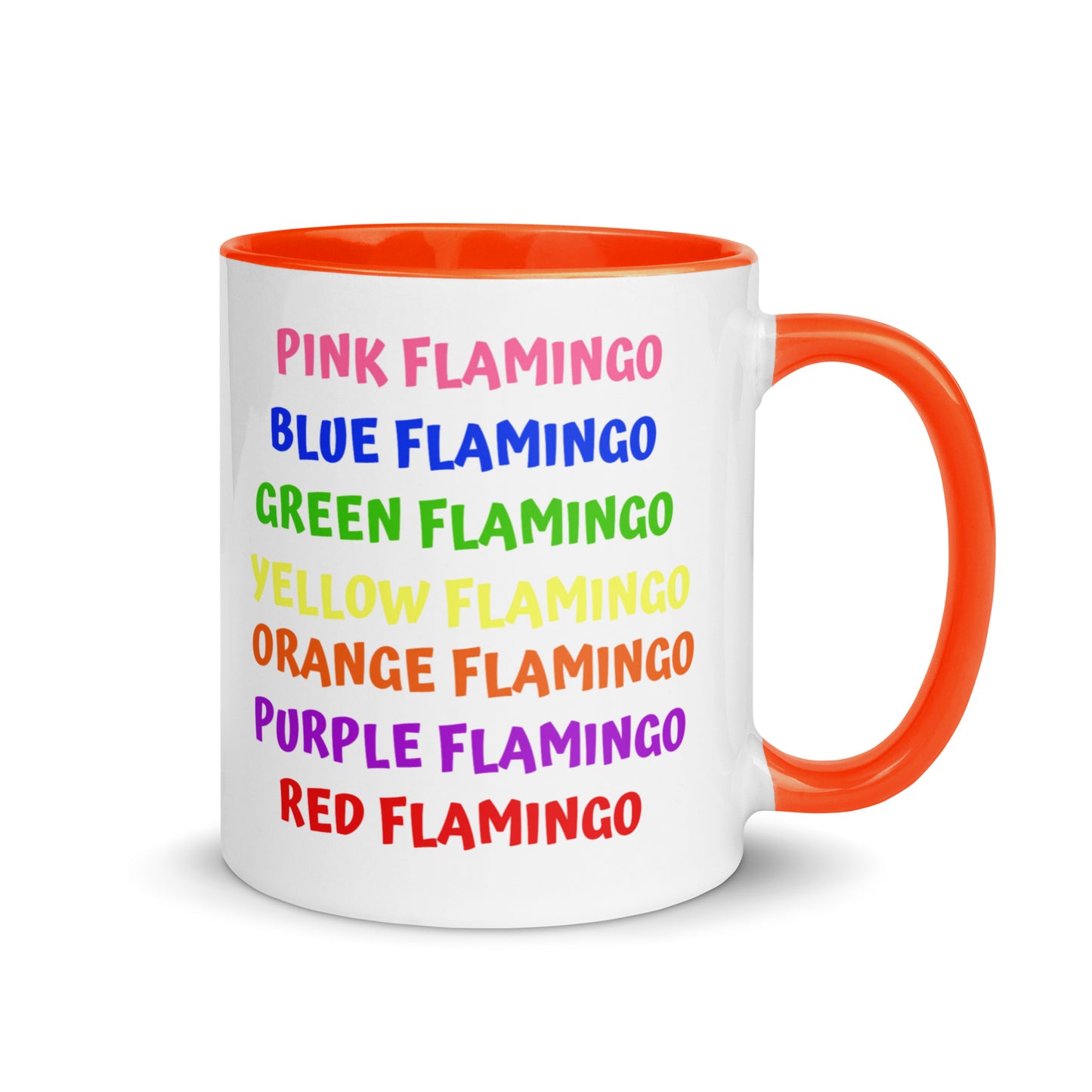 Lu Lu's "FLAMINGOS COME IN ALL COLORS!!!" - The Coffee Mug that Celebrates Uniqueness & Diversity!!!