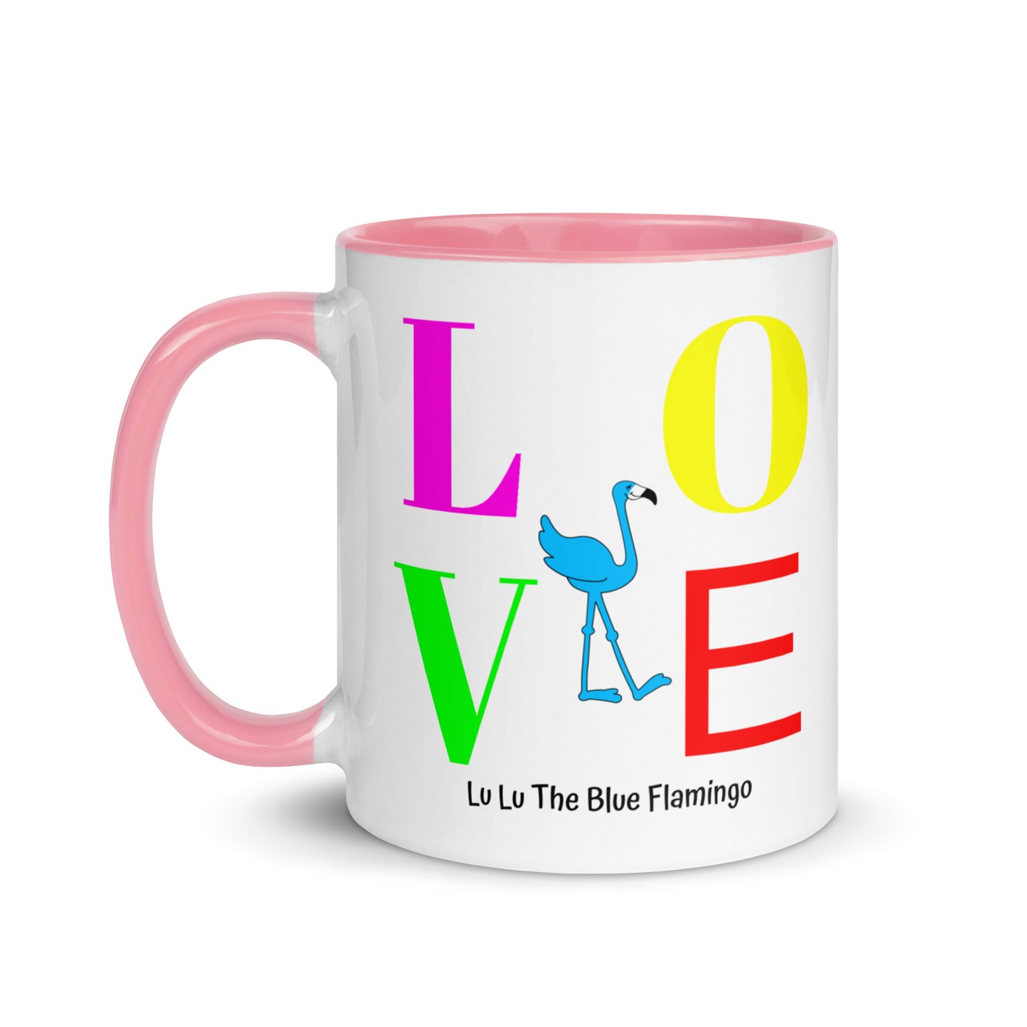 Lu Lu's "LOVE" Coffee Mug in six glorious colors - Peace and Love to you!!!