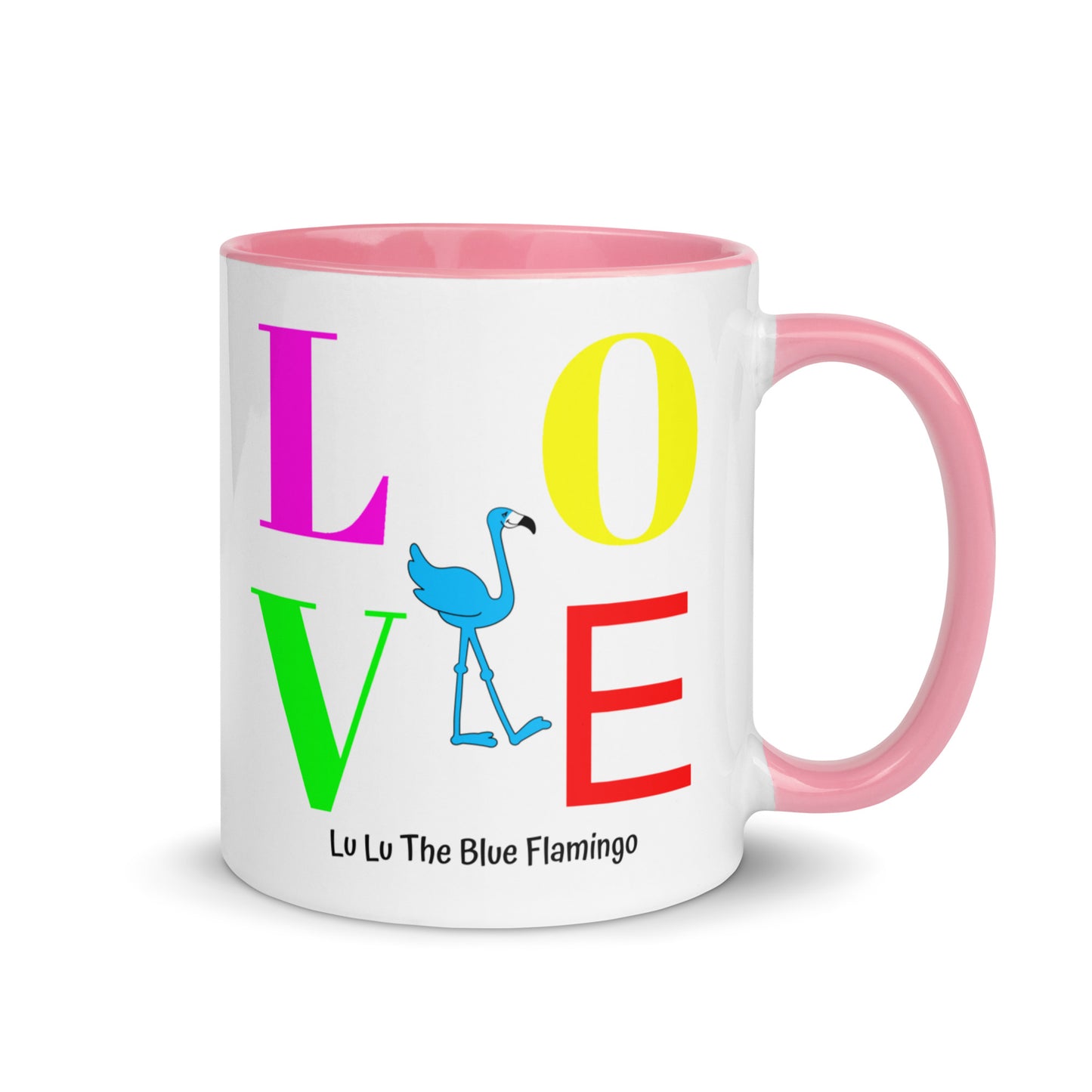 Lu Lu's "LOVE" Coffee Mug in six glorious colors - Peace and Love to you!!!