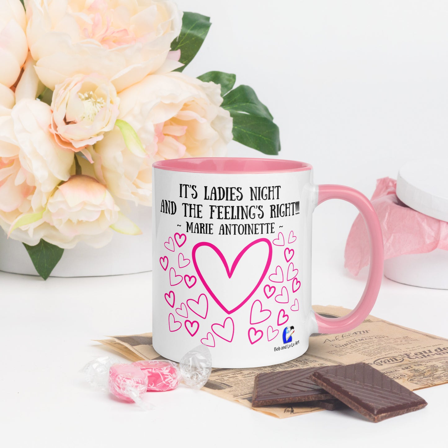 "I'm all yours!!!" Happy Valentine's Day 11oz Coffee & Tea Mug by Marie Antoinette