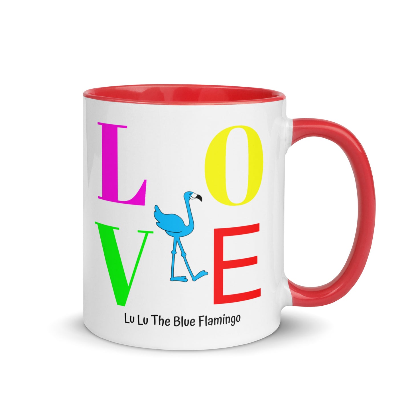 Lu Lu's "LOVE" Coffee Mug in six glorious colors - Peace and Love to you!!!