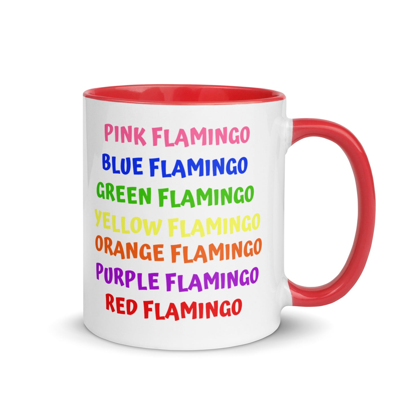 Lu Lu's "FLAMINGOS COME IN ALL COLORS!!!" - The Coffee Mug that Celebrates Uniqueness & Diversity!!!