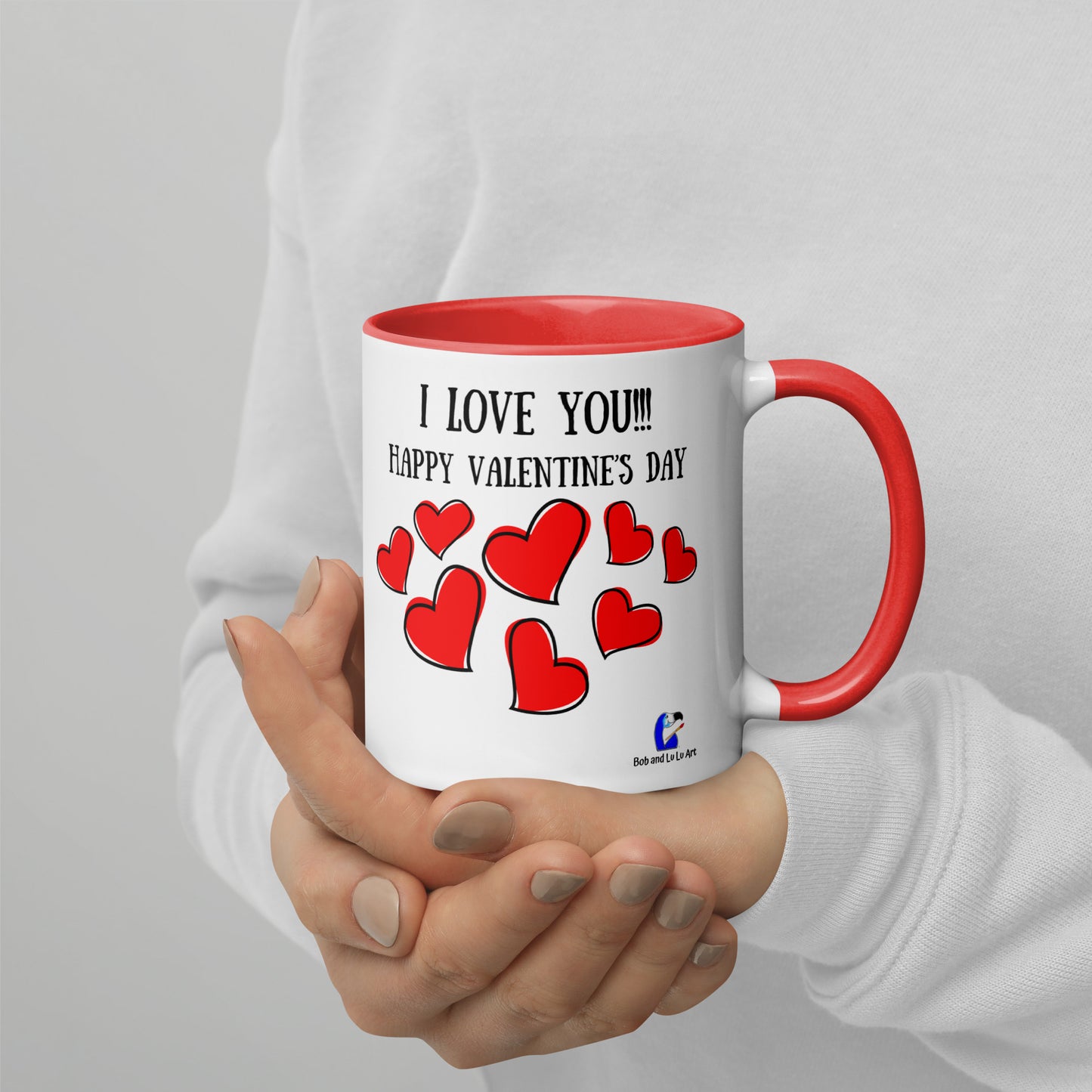 Happy Valentine's Day from Helen the Cow - The "Moo Moo Mooo!!!" Happy Valentine's Day 11oz Coffee & Tea Mug
