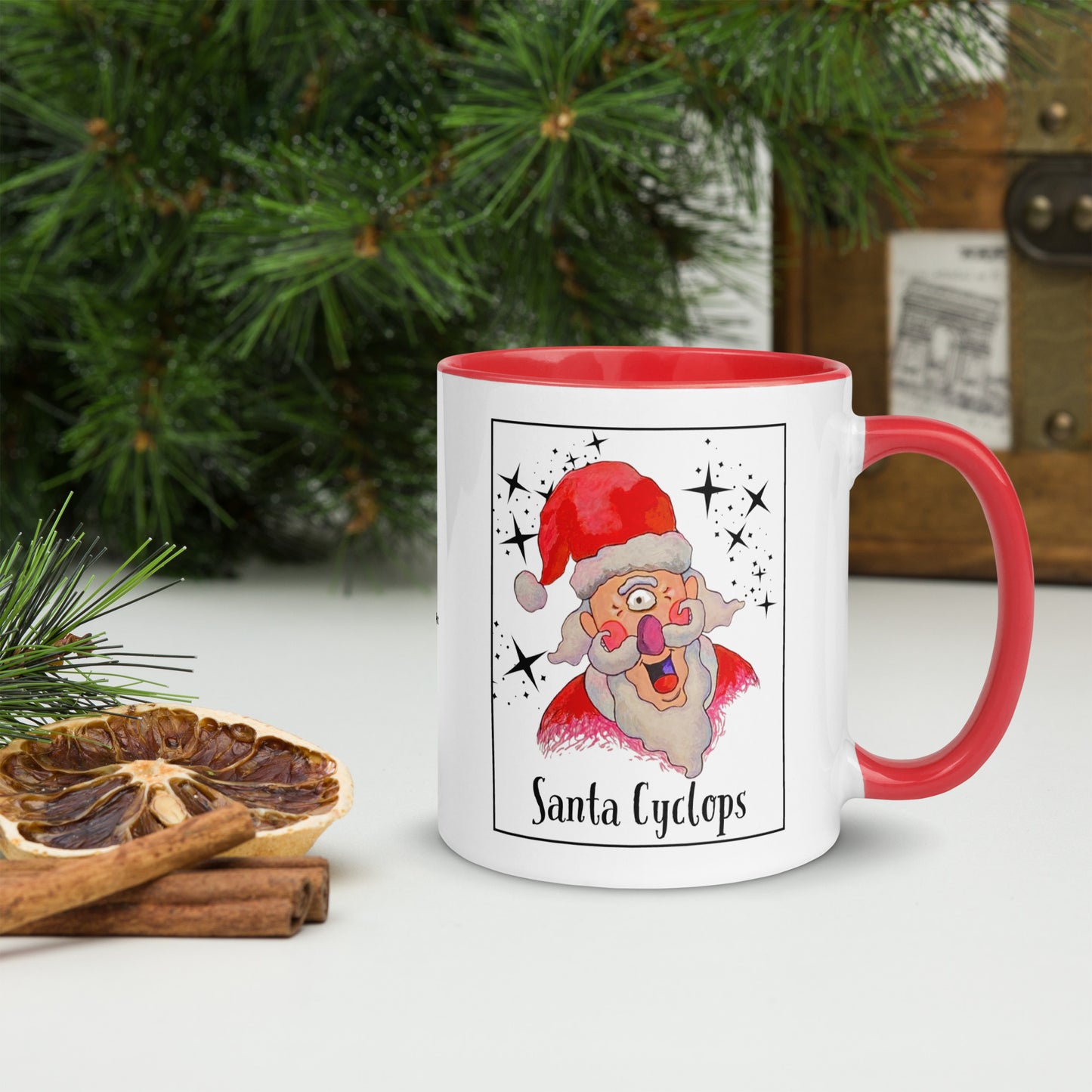 Santa Cyclops 11oz Ceramic Coffee & Tea Mug
