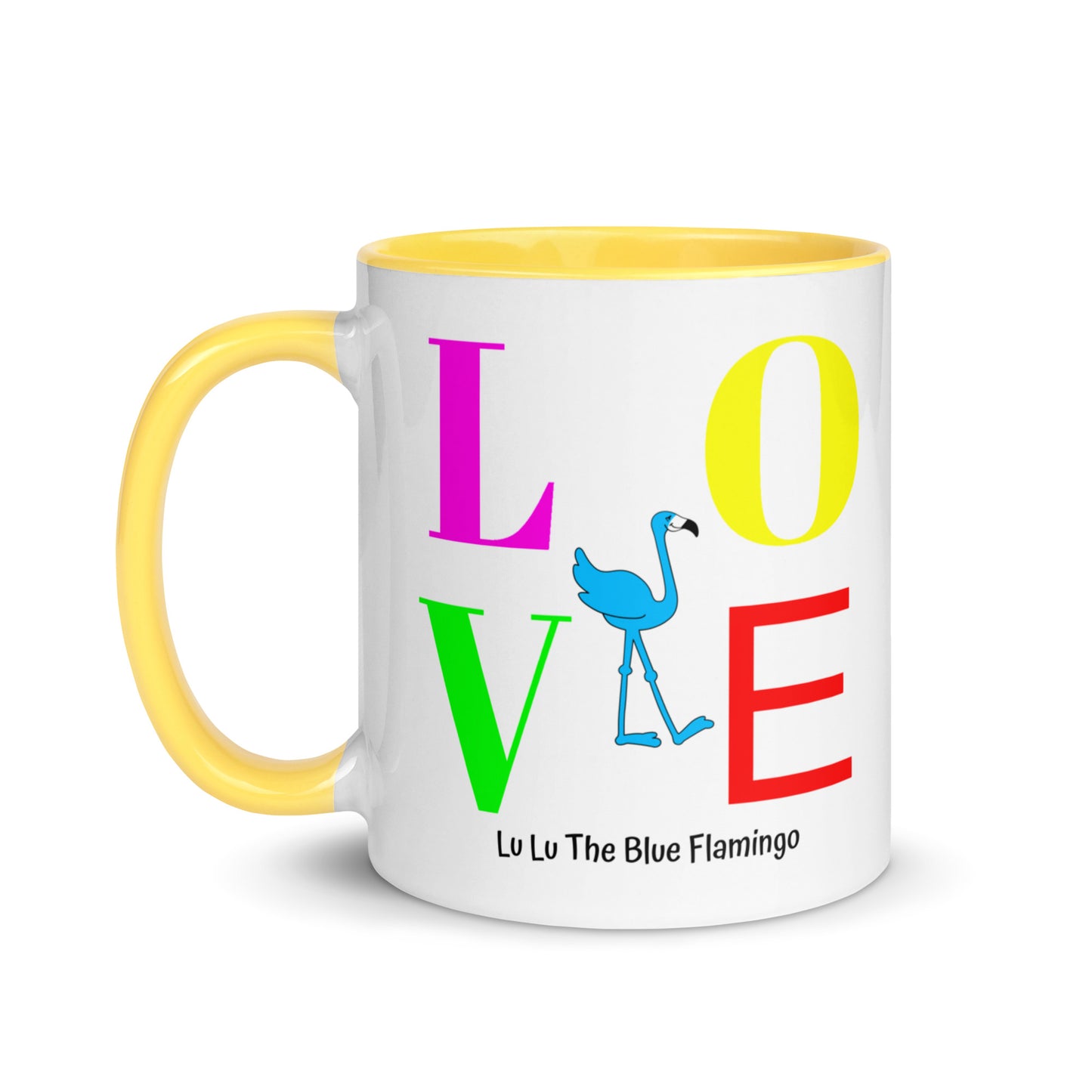 Lu Lu's "LOVE" Coffee Mug in six glorious colors - Peace and Love to you!!!