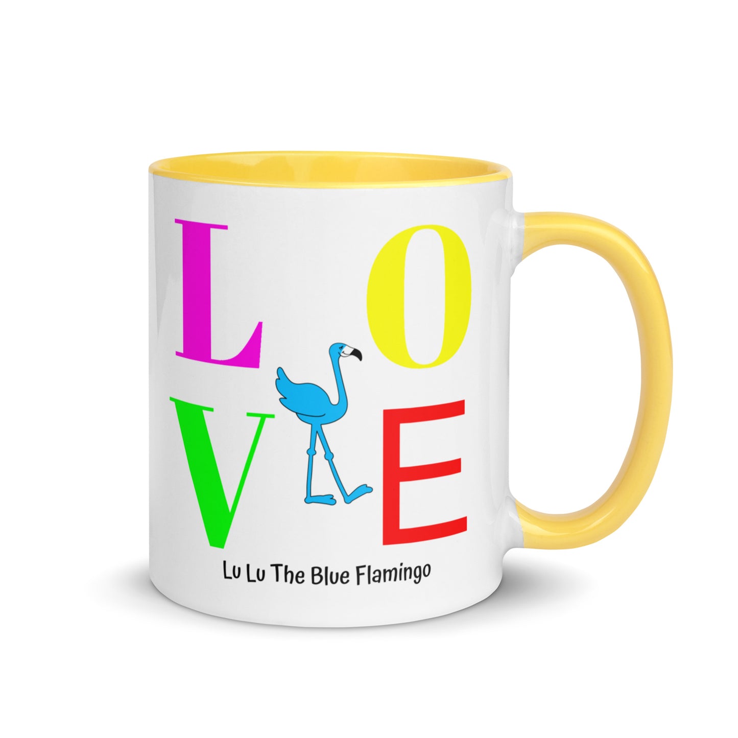 Lu Lu's "LOVE" Coffee Mug in six glorious colors - Peace and Love to you!!!