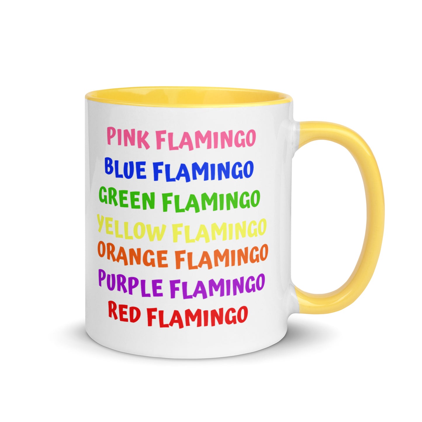 Lu Lu's "FLAMINGOS COME IN ALL COLORS!!!" - The Coffee Mug that Celebrates Uniqueness & Diversity!!!