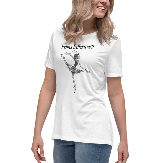 Skeleton Prima Ballerina Women's Relaxed T-Shirt... so much better than a tutu!!!