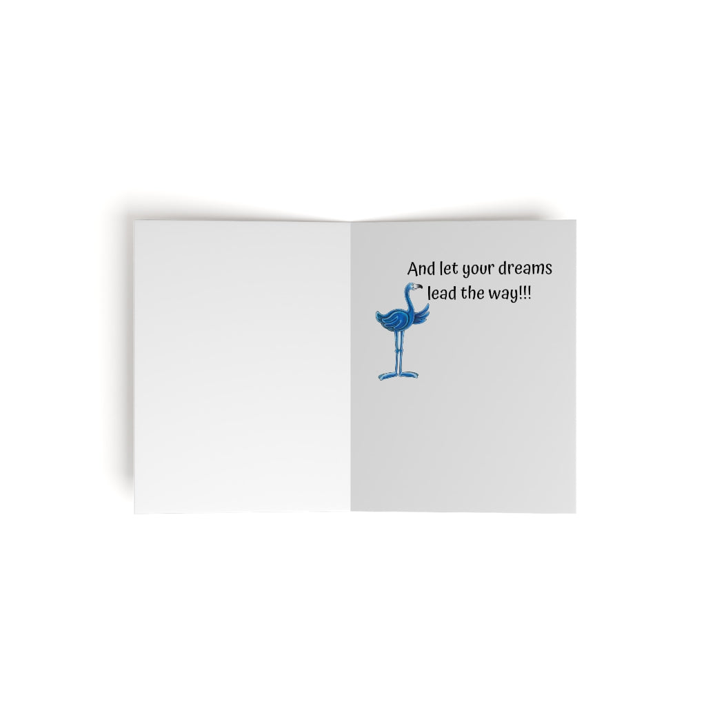 "KISS THE STARS AND MAKE A WISH" Greeting Card Set by Lu Lu The Blue Flamingo