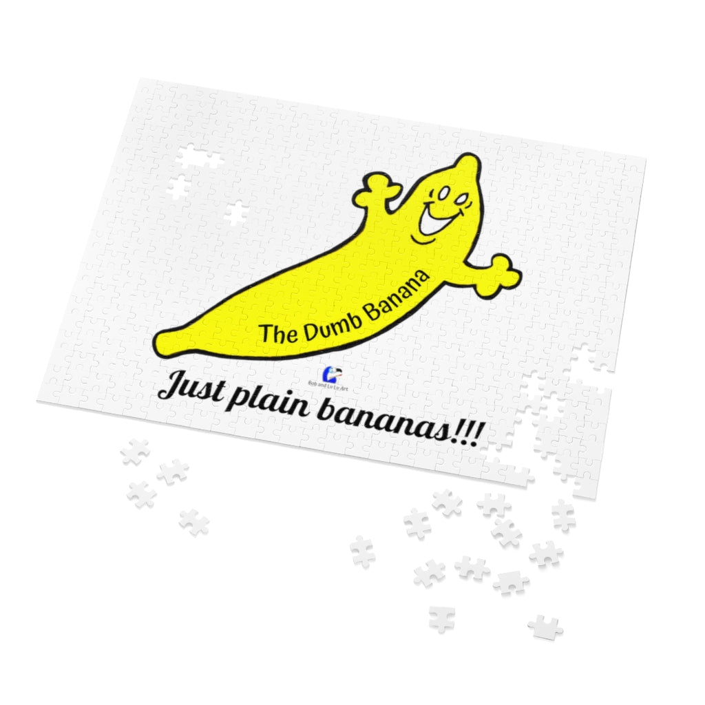 The incredible "JUST PLAIN BANANAS!!!" Jigsaw Puzzle by The Dumb Banana - There's always the time and the place to be a banana!!!