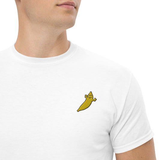 THE DUMB BANANA Men's Classic Embroidery Tee - It's the coolest embroidered banana ever!!!