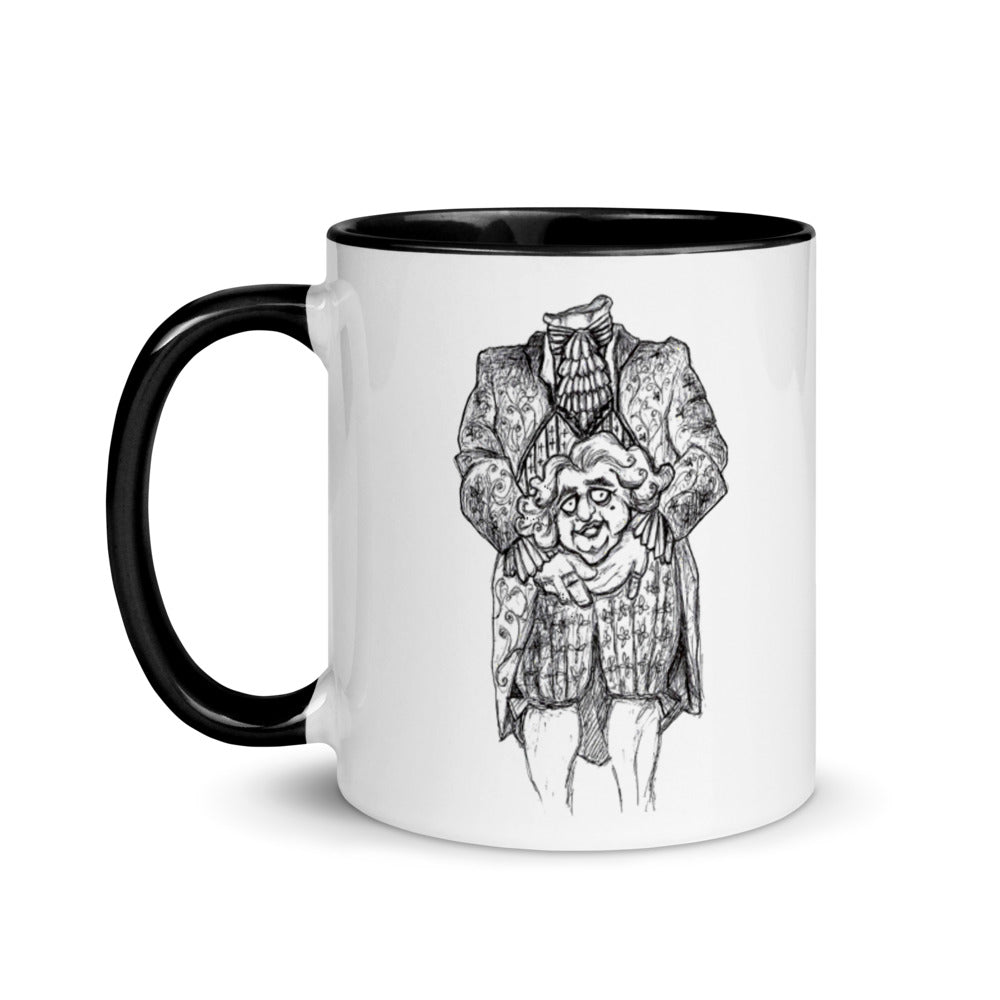 "It's really quite simple... the blade drops and your head pops off like a cork!" ~ Headless Louis XVI Coffee Mug
