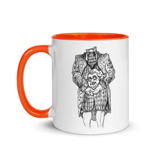 "It's really quite simple... the blade drops and your head pops off like a cork!" ~ Headless Louis XVI Coffee Mug