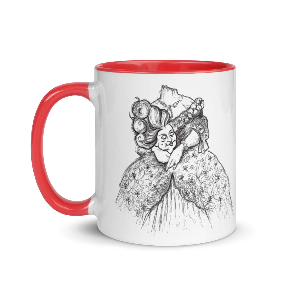 "Let them eat cake and I'll drink coffee!!!" ~ The incredible Headless Marie Antoinette Coffee Mug for all cake and coffee lovers!!!