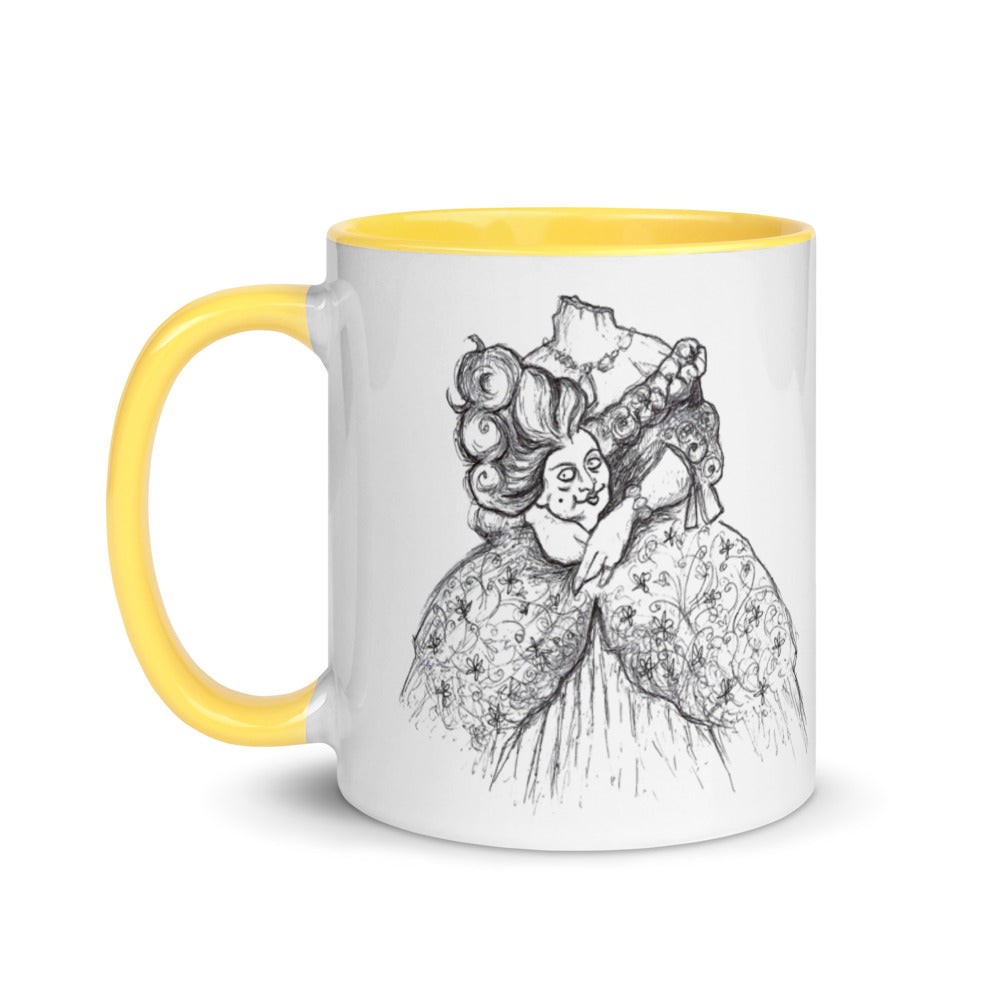 "Let them eat cake and I'll drink coffee!!!" ~ The incredible Headless Marie Antoinette Coffee Mug for all cake and coffee lovers!!!
